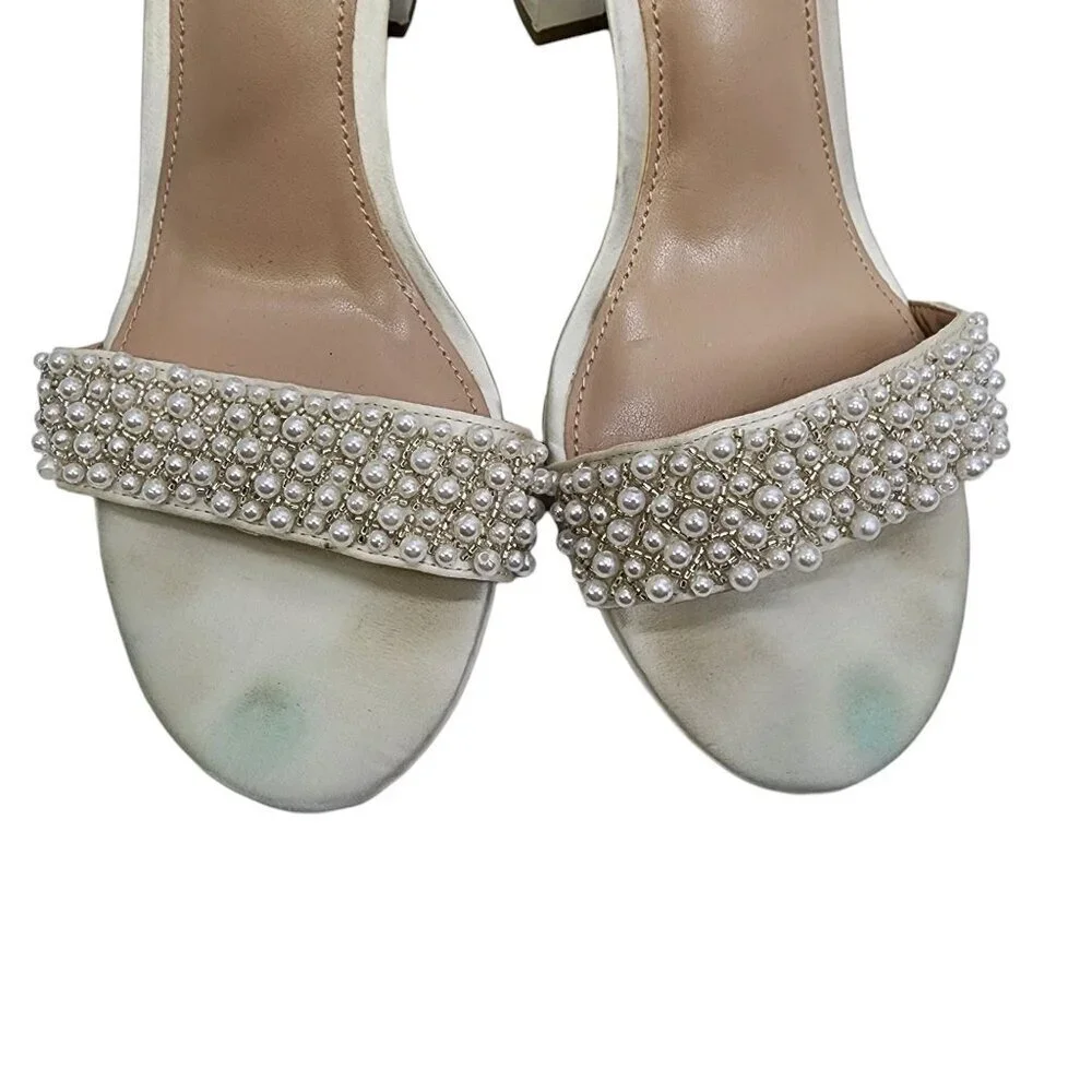 Kelly & Katie Hildie Sandals Women's‎ Size 9 Pearl Beads